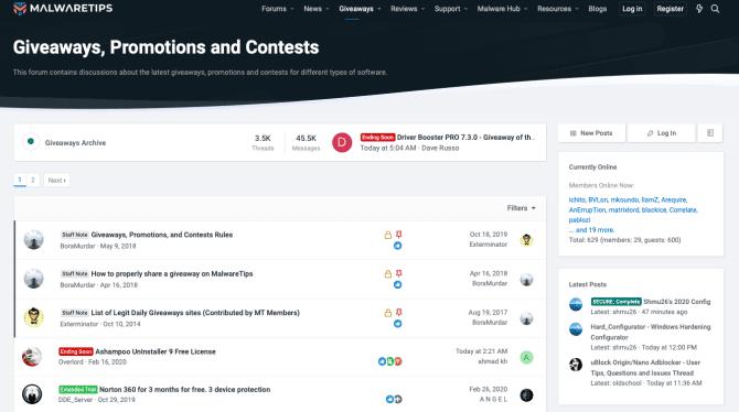 صورة لـ كيفية تنزيل أي شيء على الويب مجانًا: أفضل النصائح والأدوات | malwaretips_giveaway_page-BxFm2Pfs-DzTechs