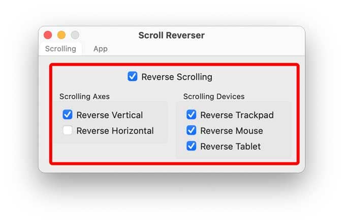 صورة لـ كيفية تعيين اتجاه تمرير مختلف للماوس ولوحة اللمس على نظام macOS؟ | method32-6HkmNcgs-DzTechs