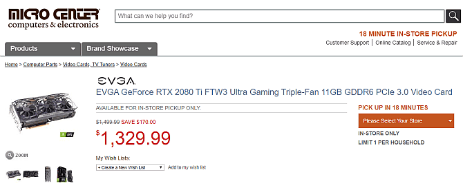 صورة لـ أفضل متاجر بيع مُكونات الكمبيوتر الرخيصة لتوفير المال | micro_center_discount_GPU_prices-MjyE0Qfs-DzTechs