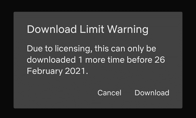 صورة لـ كيف يُمكن توفير المساحة على Android عن طريق نقل محتوى Netflix إلى بطاقة SD | netflix-download-limits-DzTechs
