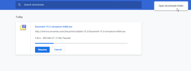صورة لـ هل توقف التنزيل في Google Chrome؟ إليك كيف تستأنفه بنجاح | open_downloads_folder_from_chrome_6-LKpHZOfs-DzTechs