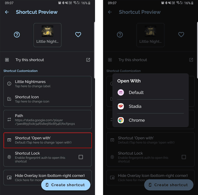صورة لـ كيفية إضافة اختصارات ألعاب Stadia على شاشة Android الرئيسية | open_with_stadia_app-7yplUbgs-DzTechs