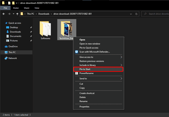 صورة لـ أفضل تخصيصات قائمة ابدأ لنظام التشغيل Windows 10 | pin_custom_folders_to_start-NTpoUbgs-DzTechs