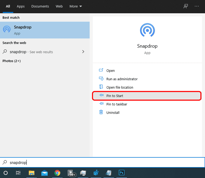 صورة لـ أفضل تخصيصات قائمة ابدأ لنظام التشغيل Windows 10 | pin_to_start_quick_options-4pqoUbgs-DzTechs