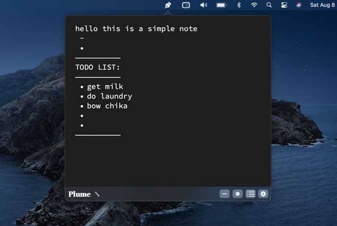 صورة لـ أفضل تطبيقات شريط القائمة لنظام التشغيل macOS التي يجب أن تستخدمها | plume-ayAGRcgs-DzTechs