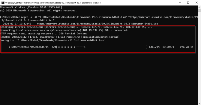 صورة لـ هل توقف التنزيل في Google Chrome؟ إليك كيف تستأنفه بنجاح | resume_incomplete_download_with_wget_11-LgqHZOfs-DzTechs