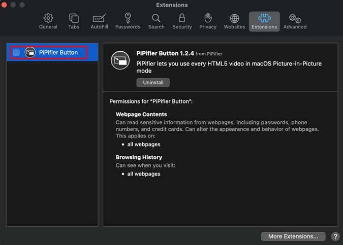 صورة لـ كيفية مشاهدة مقطع فيديو في وضع صورة داخل الصورة على الـ Mac | saf4-XGWJMcgs-DzTechs