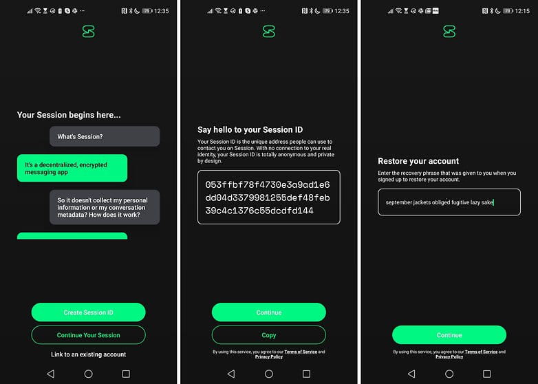 صورة لـ مقارنة بين WhatsApp و Session: هل هي الخدمة الجديدة البديلة لـ WhatsApp | session_begin_2020_03_03_w782-wOBEhPfs-DzTechs