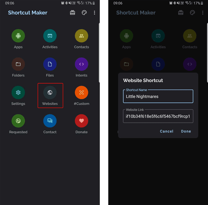صورة لـ كيفية إضافة اختصارات ألعاب Stadia على شاشة Android الرئيسية | shortcut_maker-xiplUbgs-DzTechs