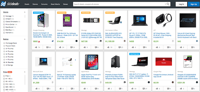 صورة لـ أفضل متاجر بيع مُكونات الكمبيوتر الرخيصة لتوفير المال | slickdeals_discount_pc_hardware-w1yE0Qfs-DzTechs