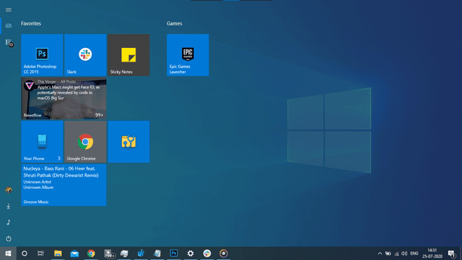 صورة لـ أفضل تخصيصات قائمة ابدأ لنظام التشغيل Windows 10 | start_menu_full_screen_better_news-JAroUbgs-DzTechs