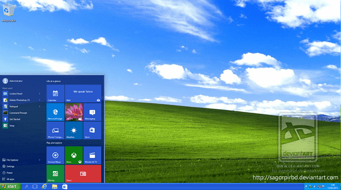 صورة لـ أفضل ثيمات Windows 10 لكل أنواع سطح المكتب | xptheme_670x374-To3UUOfs-DzTechs
