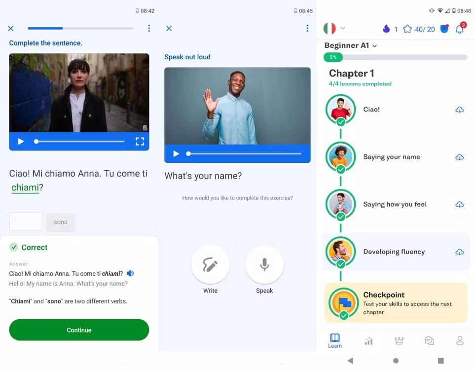 صورة لـ أفضل تطبيقات تعلم اللغات لتحقيق التقدم الفعّال على Android و iOS | 11learning-new-words-on-busuu