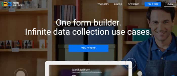 صورة لـ أفضل أدوات إنشاء النماذج عبر الإنترنت التي يجب أن تُجربها في عام 2023 | 123FormBuilder-1djFAfgs-DzTechs