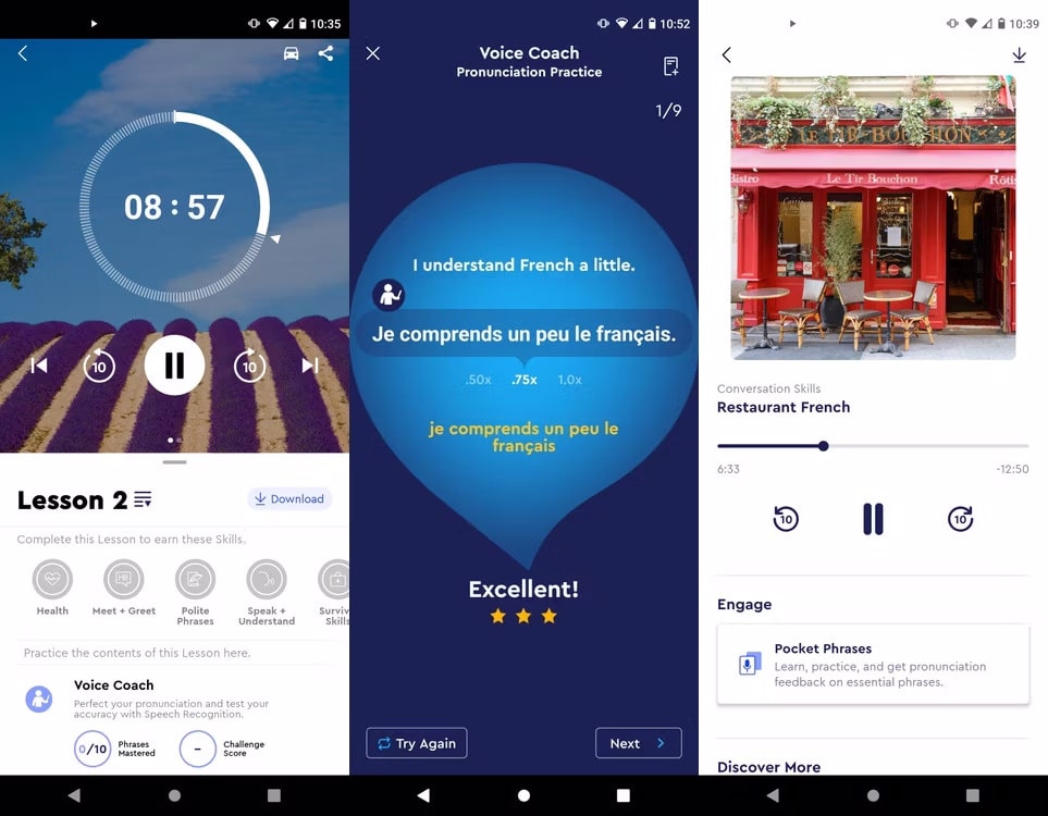 صورة لـ أفضل تطبيقات تعلم اللغات لتحقيق التقدم الفعّال على Android و iOS | 21language-lesson-on-pimsleur