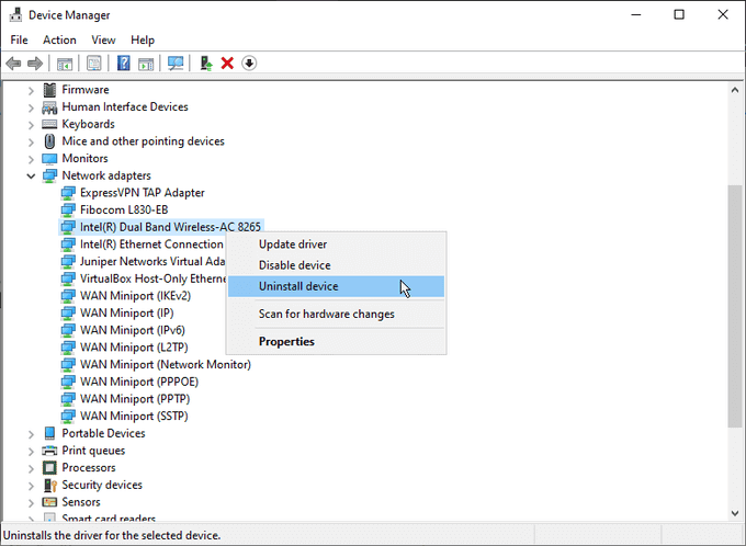 صورة لـ كيفية إصلاح خطأ “تعذر على Windows تكوين مُكوّن أو أكثر من مُكوّنات النظام” | 680px_dsiable_wifi_driver-DzTechs