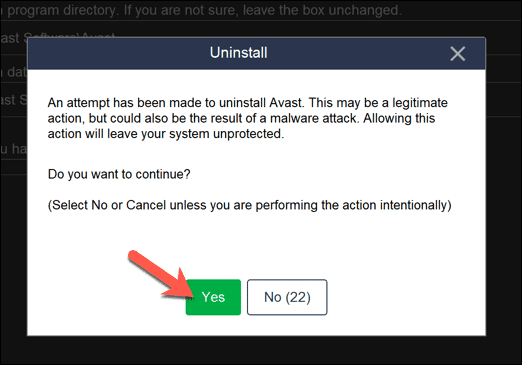صورة لـ كيفية إلغاء تثبيت Avast على نظام التشغيل Windows 10 | Avast-Uninstaller-Confirm-Removal-DzTechs