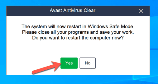 صورة لـ كيفية إلغاء تثبيت Avast على نظام التشغيل Windows 10 | Avast-Uninstaller-Reboot-Safe-Mode-Confirm-DzTechs
