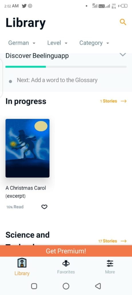 صورة لـ أفضل تطبيقات تعلم اللغات لتحقيق التقدم الفعّال على Android و iOS | Beelinguapp_461x1024-G0QuSfgs-DzTechs
