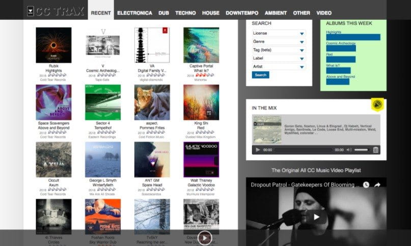 صورة لـ أفضل مواقع الموسيقى المجانية لتنزيل الأغاني بشكل قانوني | CCTrax-Rm7JNfgs-DzTechs