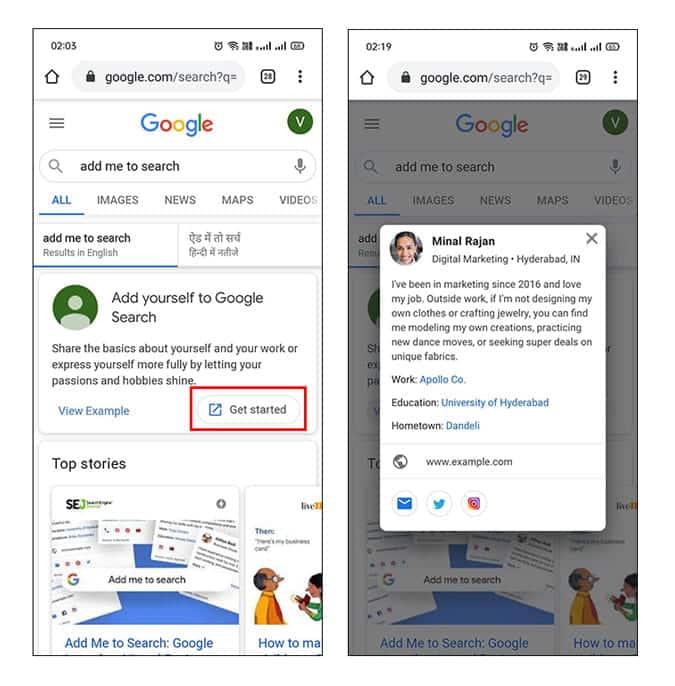 صورة لـ ما هي ميزة “أضفني إلى البحث” من Google وكيفية تعمل بطاقات الأشخاص | Card_1-ODKxYegs-DzTechs