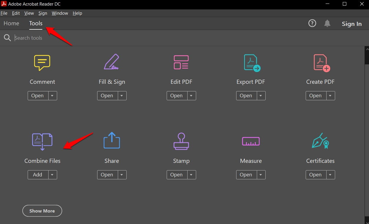 صورة لـ أدوات مجانية لدمج ملفات PDF بسهولة دون الحاجة للاتصال بالإنترنت | Combine_Multiple_PDFs_Into_One_Offline_1-LH1z2ggs-DzTechs