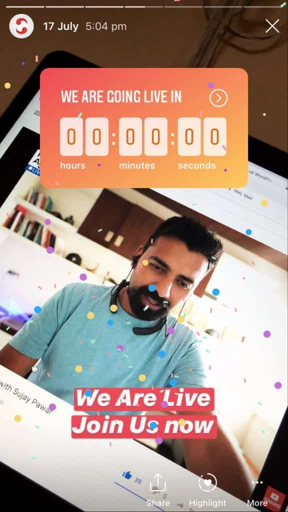 صورة لـ أفضل النصائح العملية لزيادة تفاعل Instagram وزيادة الزيارات إلى موقع الويب الخاص بك | Countdown_ends_instagram_story_576x1024-JTHsmhgs-DzTechs