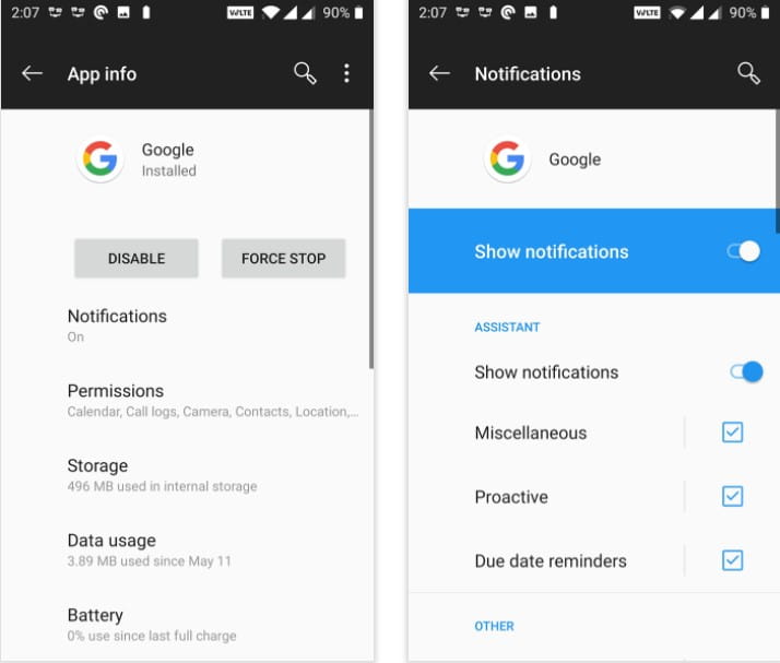 صورة لـ إصلاحات سهلة عندما لا يعمل مساعد Google | Enable_Google_Assistant_Notifications-w3topfgs-DzTechs