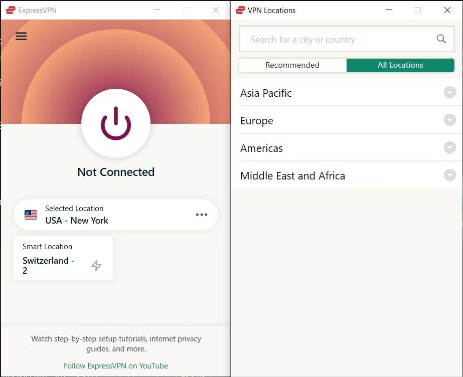 صورة لـ أفضل خدمات VPN لعام 2024: مُراجعات لأفضل خيارات VPN ودليل الشراء | ExpressVPN-desktop-app-windows