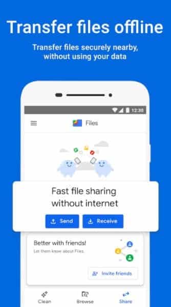 صورة لـ أفضل تطبيقات مشاركة الملفات للهواتف الذكية التي تعمل بنظام Android | Files_By_Google_offline_file_sharing_1_1-1Lv6Mfgs-DzTechs