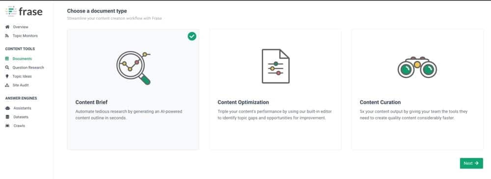 صورة لـ أفضل أدوات SEO لتحسين المُحتوى لكسب المصداقية في عام 2023 | Frase-content-tools-min-DzTechs
