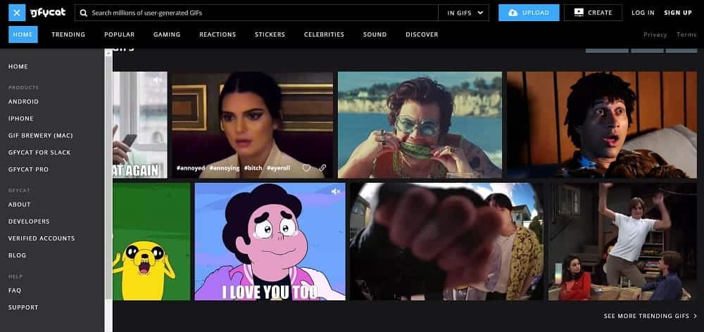 صورة لـ أفضل بدائل Giphy: أفضل التطبيقات ومواقع الويب للحصول على صور GIF | Gfycat-LPNUYfgs-DzTechs