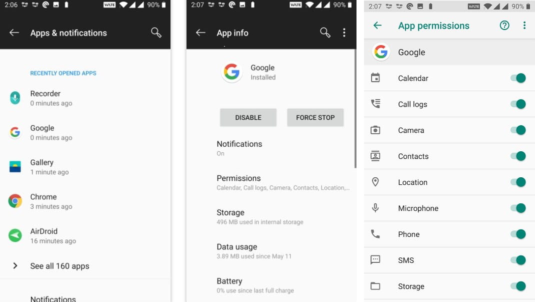 صورة لـ إصلاحات سهلة عندما لا يعمل مساعد Google | Grant_Required_Permissions_To_Google_Assistant-kVtopfgs-DzTechs