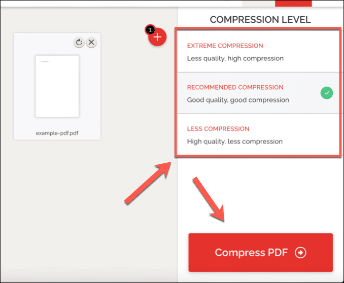 صورة لـ كيفية ضغط ملف PDF على نظامي Windows و Mac | I-love-PDF-Begin-Compression-DzTechs