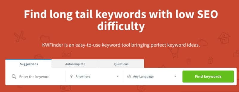 صورة لـ أفضل أدوات البحث عن الكلمات الرئيسية لـ SEO: إصدار 2023 | KWFinder-Hj8ejhgs-DzTechs