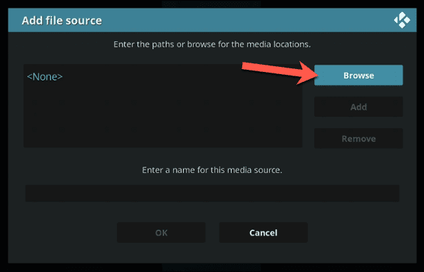 صورة لـ كيفية توصيل جهاز Xbox بجهاز كمبيوتر يعمل بنظام Windows | Kodi-Xbox-Browse-Sources-DzTechs