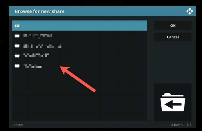 صورة لـ كيفية توصيل جهاز Xbox بجهاز كمبيوتر يعمل بنظام Windows | Kodi-Xbox-Select-Share-DzTechs
