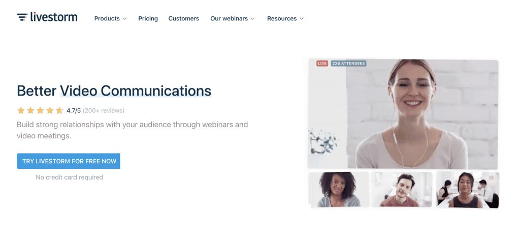 صورة لـ أفضل منصات الندوات عبر الإنترنت في 2023 – لكل ميزانية | Livestorm-1024x470-min-DzTechs