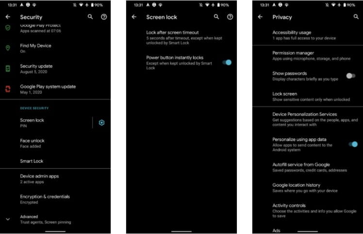 صورة لـ أفضل إعدادات Android المُضمنة لزيادة أمان جهازك | Lock_Screen_Security_Options-uybvsfgs-DzTechs