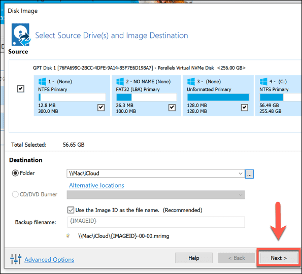 صورة لـ كيفية استنساخ القرص الصلب في نظام التشغيل Windows 10 | Macrium-Image-Source-Destination-DzTechs
