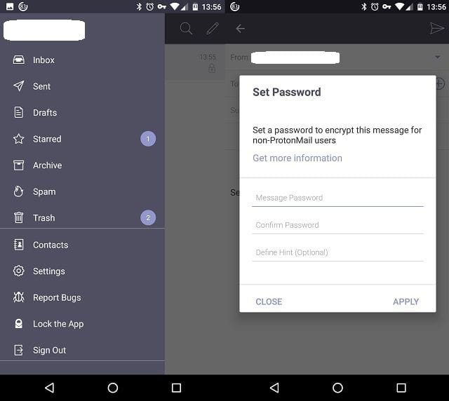 صورة لـ أفضل تطبيقات Android التي تحمي خصوصيتك وأمانك | Protonmail_Screenshot-WfH5sfgs-DzTechs