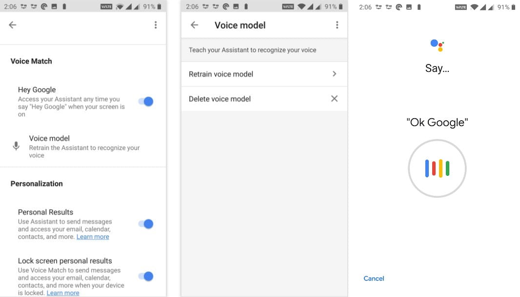 صورة لـ إصلاحات سهلة عندما لا يعمل مساعد Google | Retrain_The_Voice_Model-RTtopfgs-DzTechs