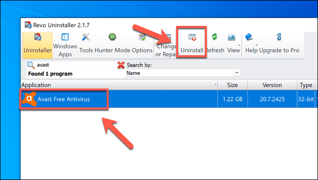 صورة لـ كيفية إلغاء تثبيت Avast على نظام التشغيل Windows 10 | Revo-Remove-Avast-DzTechs