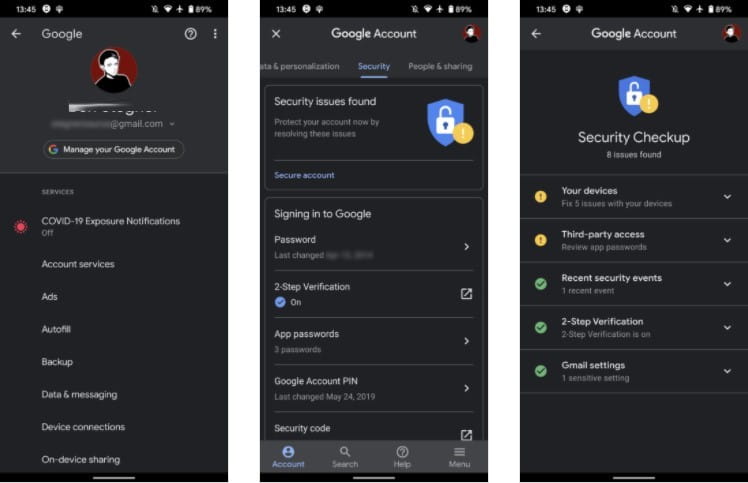 صورة لـ أفضل إعدادات Android المُضمنة لزيادة أمان جهازك | Run_Google_Security_Checkup-sAbvsfgs-DzTechs