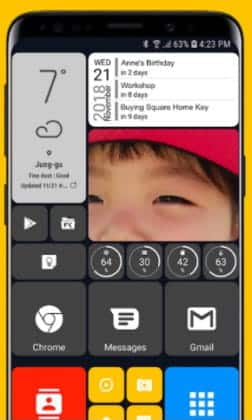 صورة لـ أفضل المُشغّلات (Launchers) لنظام Android: قم بتخصيص هاتفك | Square_Home_free_launcher_252x420-fqh8Ufgs-DzTechs