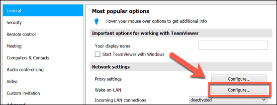 صورة لـ كيفية تشغيل الكمبيوتر بنظام Windows 10 عن بُعد | Teamviewer-Enable-WOL-DzTechs