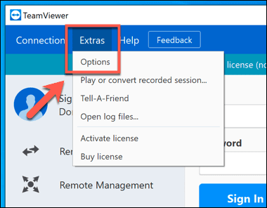صورة لـ كيفية تشغيل الكمبيوتر بنظام Windows 10 عن بُعد | Teamviewer-Launch-Options-DzTechs
