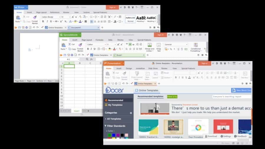 صورة لـ أفضل البدائل لمجموعة الإنتاجية Microsoft Office: إصدار 2023 | WPS_Office1_9-hTonOfgs-DzTechs