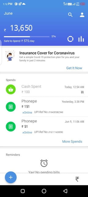صورة لـ أفضل تطبيقات إدارة الميزانية لأجهزة Android و iOS في عام 2023 | Walnut_budget_tracker_461x1024-isSwYfgs-DzTechs