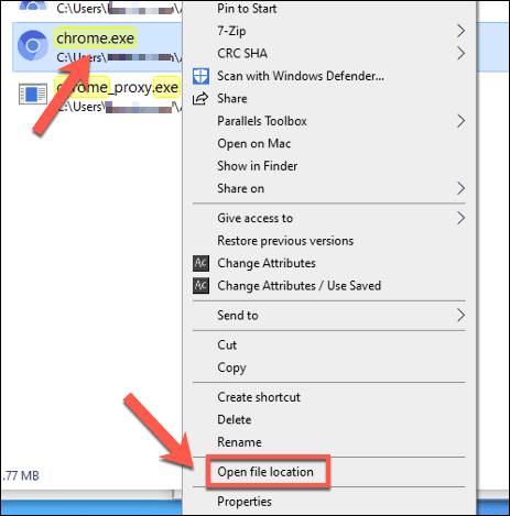 صورة لـ كيفية إلغاء تثبيت متصفح Chromium على Windows 10 | Windows-Explorer-Open-Location-DzTechs